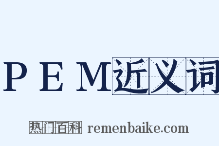 PEM近义词是什么意思的图片